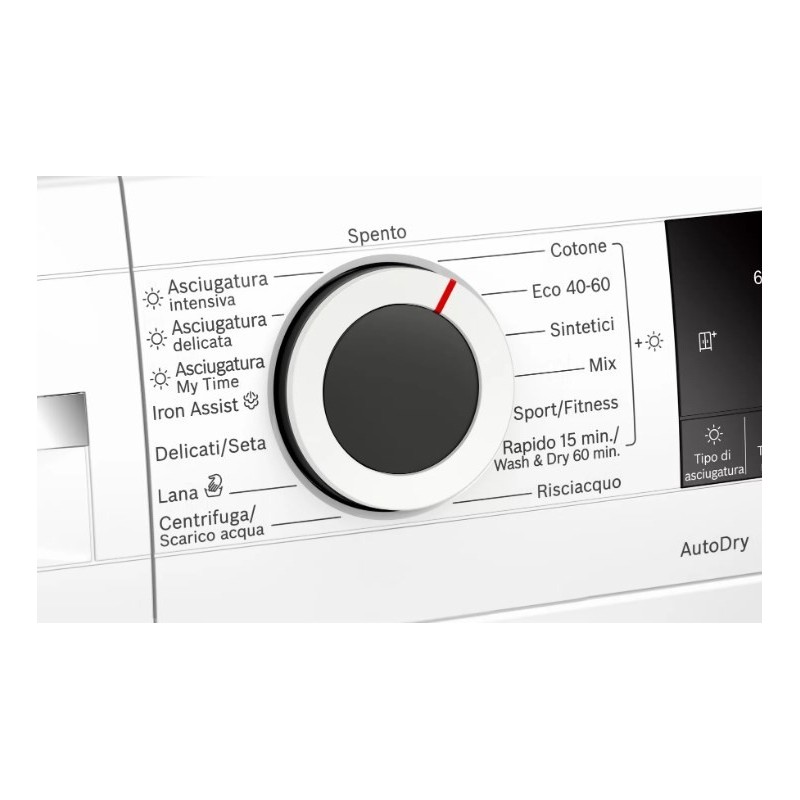 Bosch Serie 4 WNA13400IT Waschtrockner Freistehend Frontlader Weiß E