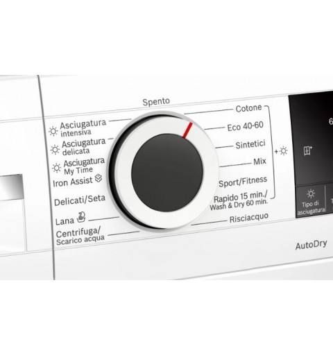 Bosch Serie 4 WNA13400IT Waschtrockner Freistehend Frontlader Weiß E