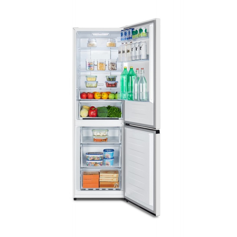 Hisense RB390N4BC20 Kühl- und Gefrierkombination Freistehend 300 l E Edelstahl