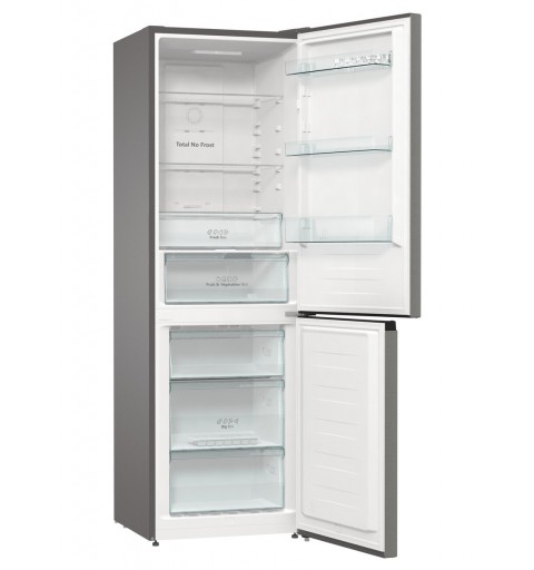 Hisense RB390N4BC20 Kühl- und Gefrierkombination Freistehend 300 l E Edelstahl