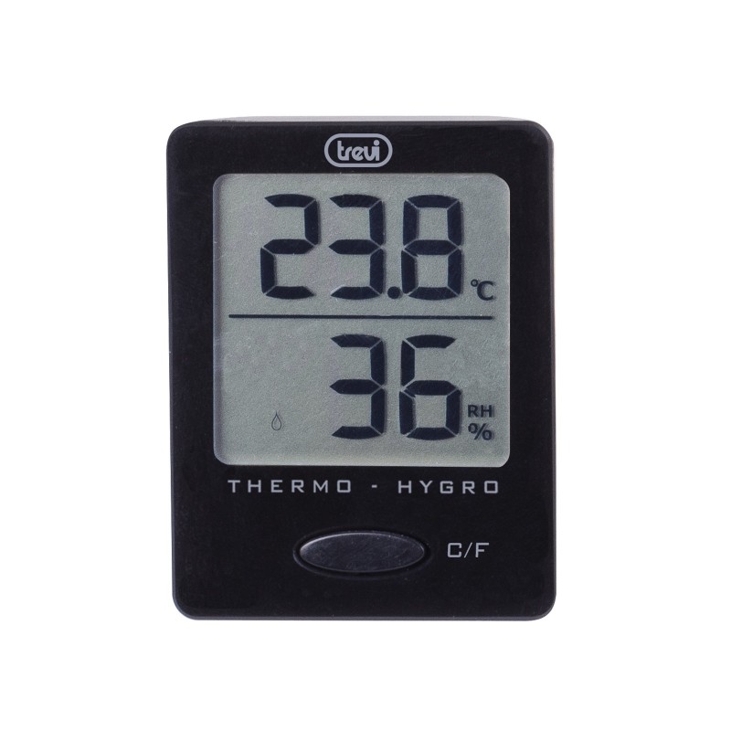 Trevi TE 3004 Elektronisches Umgebungsthermometer Indoor Schwarz