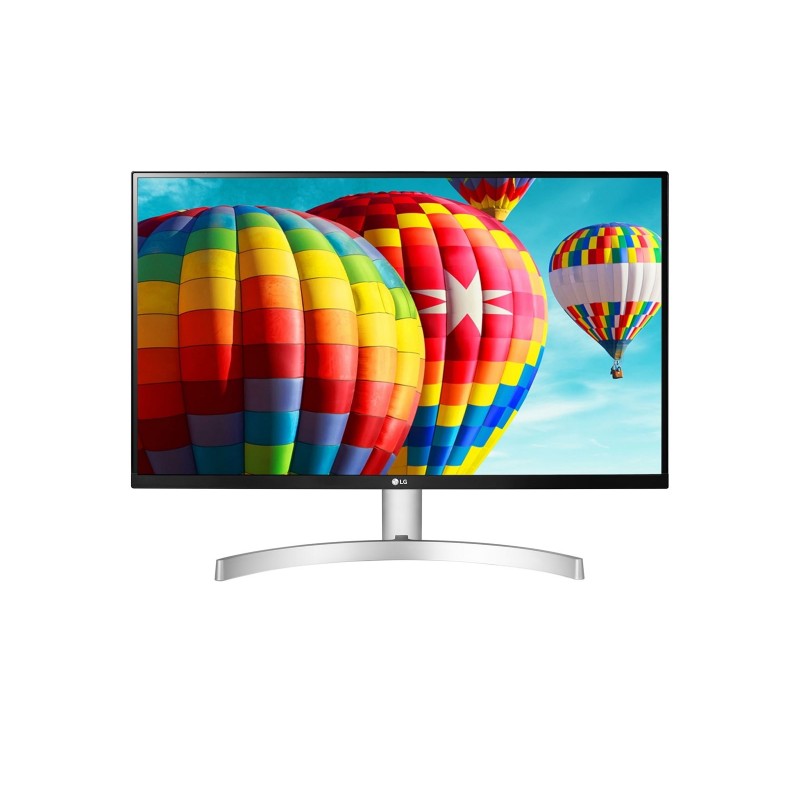 LG 27MK600M-W Monitor Full HD 27" IPS 75Hz Silver