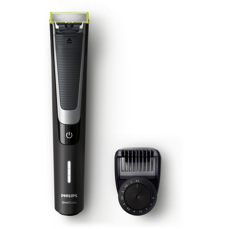 Philips OneBlade Pro QP6510 60 beard trimmer Wet & Dry Black, Silver