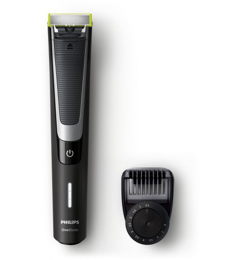 Philips OneBlade Pro QP6510 60 beard trimmer Wet & Dry Black, Silver