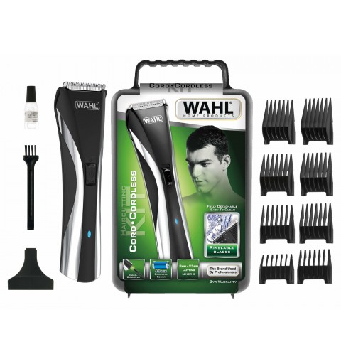 Wahl 9698-1016 Negro, Plata