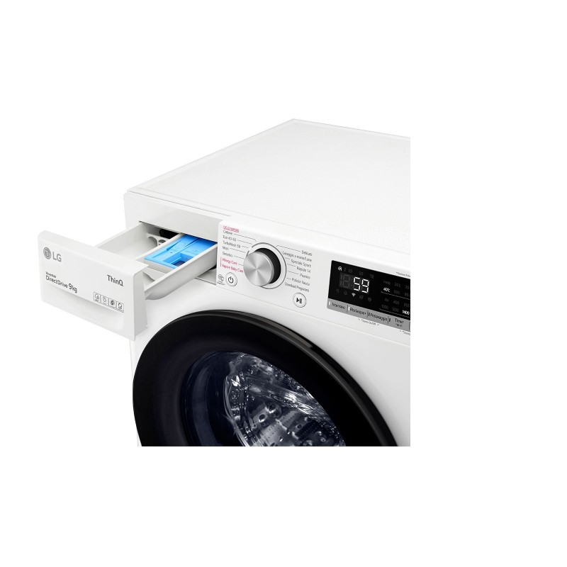 LG F4WV509SAE lavatrice Caricamento frontale 9 kg 1400 Giri min A Bianco