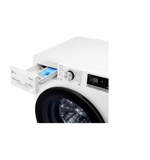 LG F4WV509SAE lavatrice Caricamento frontale 9 kg 1400 Giri min A Bianco