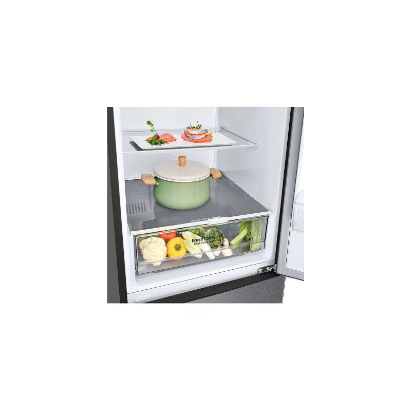 LG GBP62DSSGC fridge-freezer Freestanding 384 L D Stainless steel