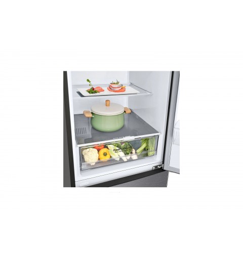 LG GBP62DSSGC fridge-freezer Freestanding 384 L D Stainless steel