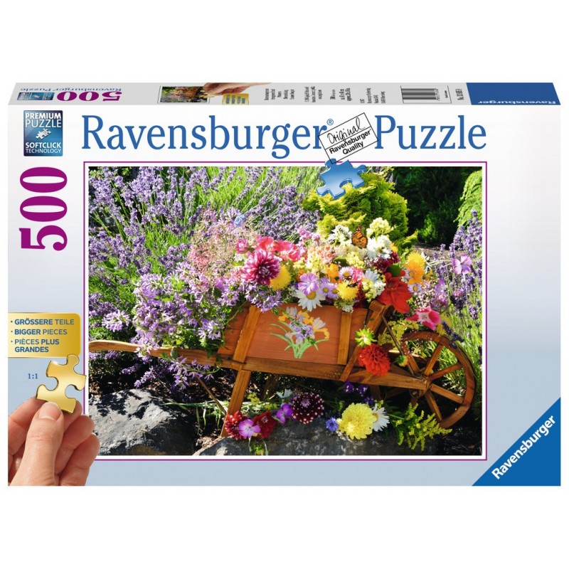 Ravensburger 4005556136858 Puzzle 500 pz Flora