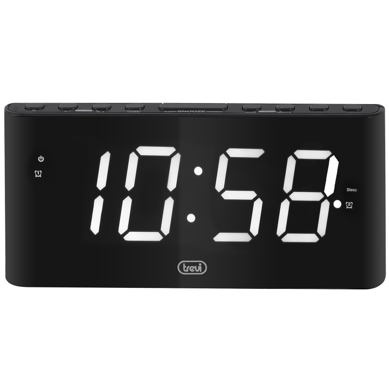 Trevi EC 889 Digital alarm clock Black