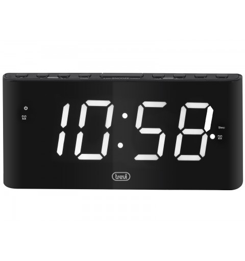 Trevi EC 889 Digital alarm clock Black
