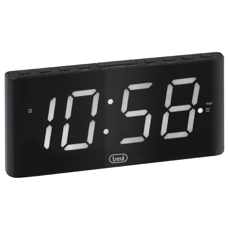 Trevi EC 889 Digital alarm clock Black