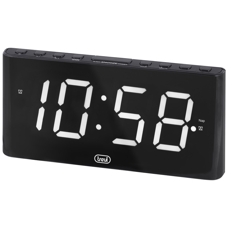 Trevi EC 889 Digital alarm clock Black