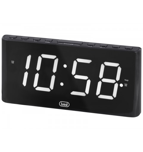 Trevi EC 889 Digital alarm clock Black