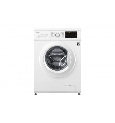 LG F4J3TN3WE washing machine Front-load 8 kg 1400 RPM D White