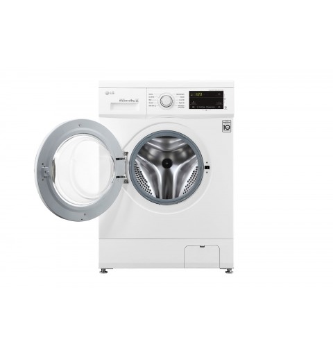 LG F4J3TN3WE washing machine Front-load 8 kg 1400 RPM D White
