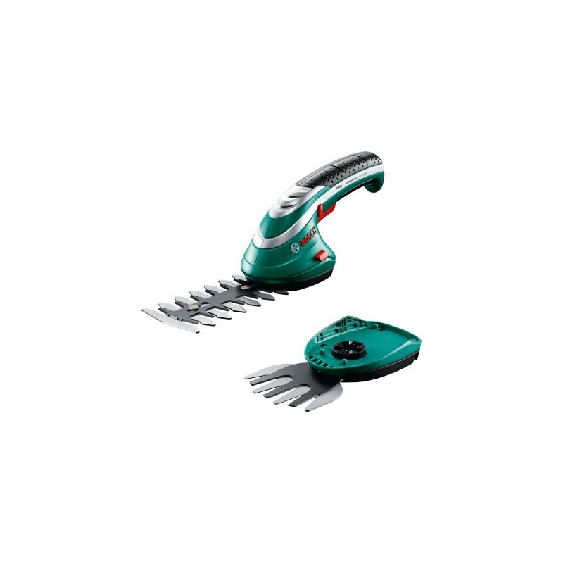 Bosch Isio tijera de césped inalámbrica 8 cm 3,6 V Ión de litio Negro, Verde