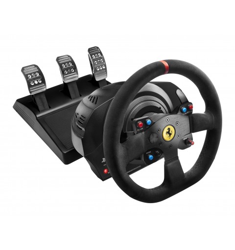 Thrustmaster T300 Ferrari Integral Racing Wheel Alcantara Edition Negro Volante + Pedales Analógico Digital PC, PlayStation 4,
