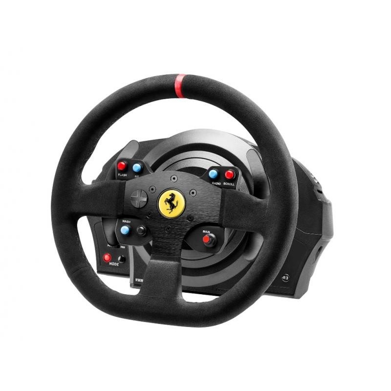 Thrustmaster T300 Ferrari Integral Racing Wheel Alcantara Edition Negro Volante + Pedales Analógico Digital PC, PlayStation 4,