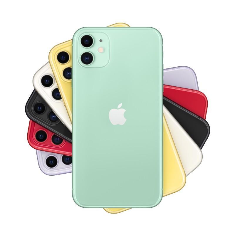 Apple iPhone 11 15,5 cm (6.1") Double SIM iOS 14 4G 128 Go Vert