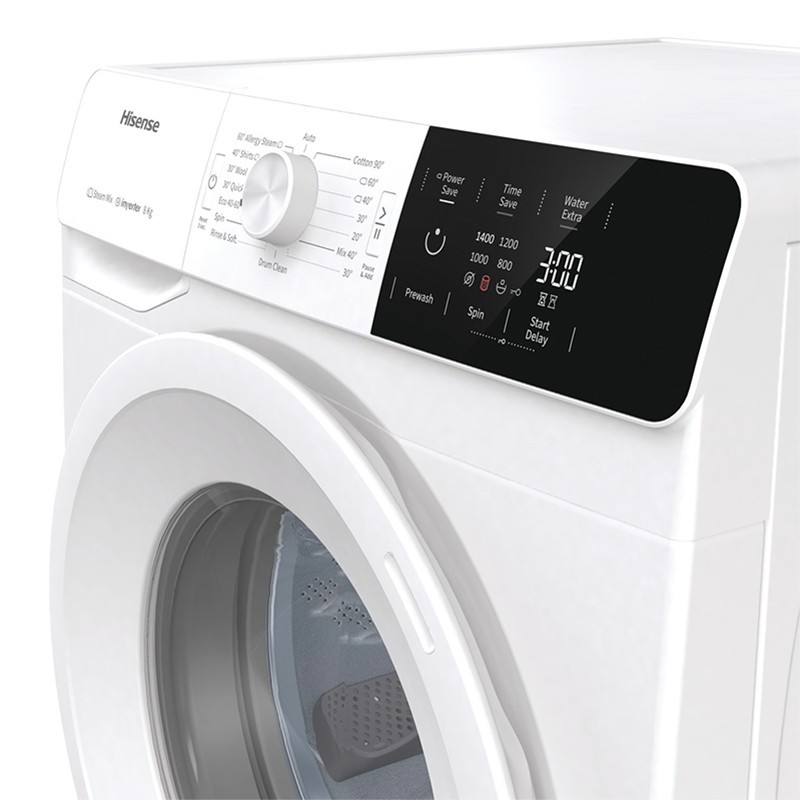 Hisense WFGE90141VM washing machine Front-load 9 kg 1400 RPM B White
