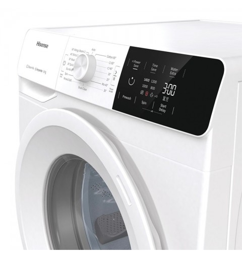 Hisense WFGE90141VM machine à laver Charge avant 9 kg 1400 tr min B Blanc
