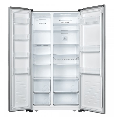 Hisense RS677N4AIF side-by-side refrigerator Freestanding 519 L F Stainless steel