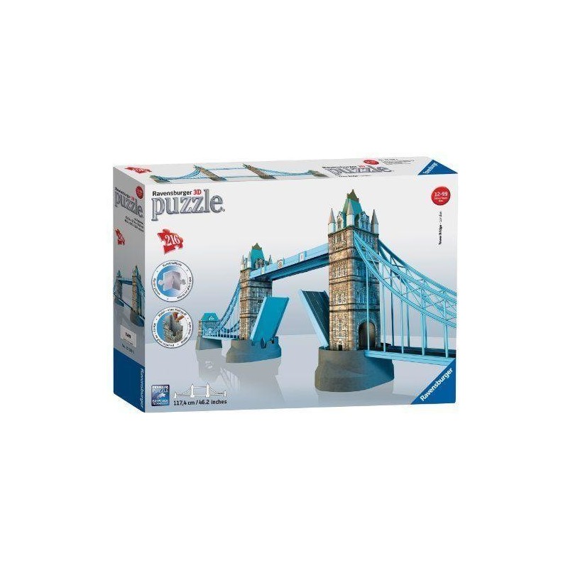 Ravensburger Tower Bridge Puzle 3D 216 pieza(s) Edificios