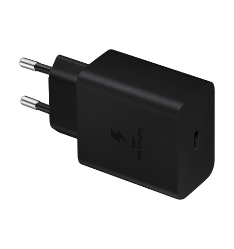 Samsung Caricabatterie Super Fast Charging 45W EP-T4510, Porta USB-C (con Cavo), Nero