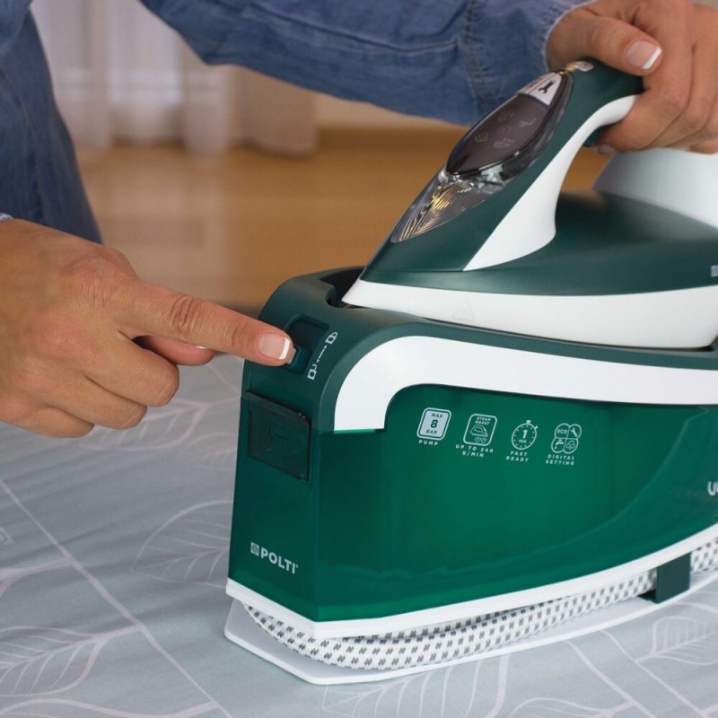 Polti VE30.20 steam ironing station 2200 W 1.6 L Ceramic soleplate Green, White