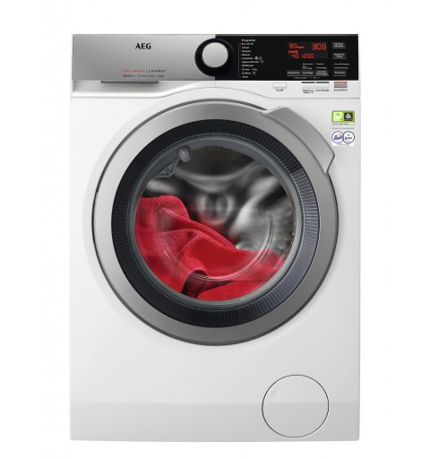 AEG L8FEE84SX washing machine Front-load 8 kg 1551 RPM A White