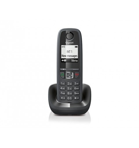 Gigaset AS405 Trio Analoges DECT-Telefon Anrufer-Identifikation Schwarz