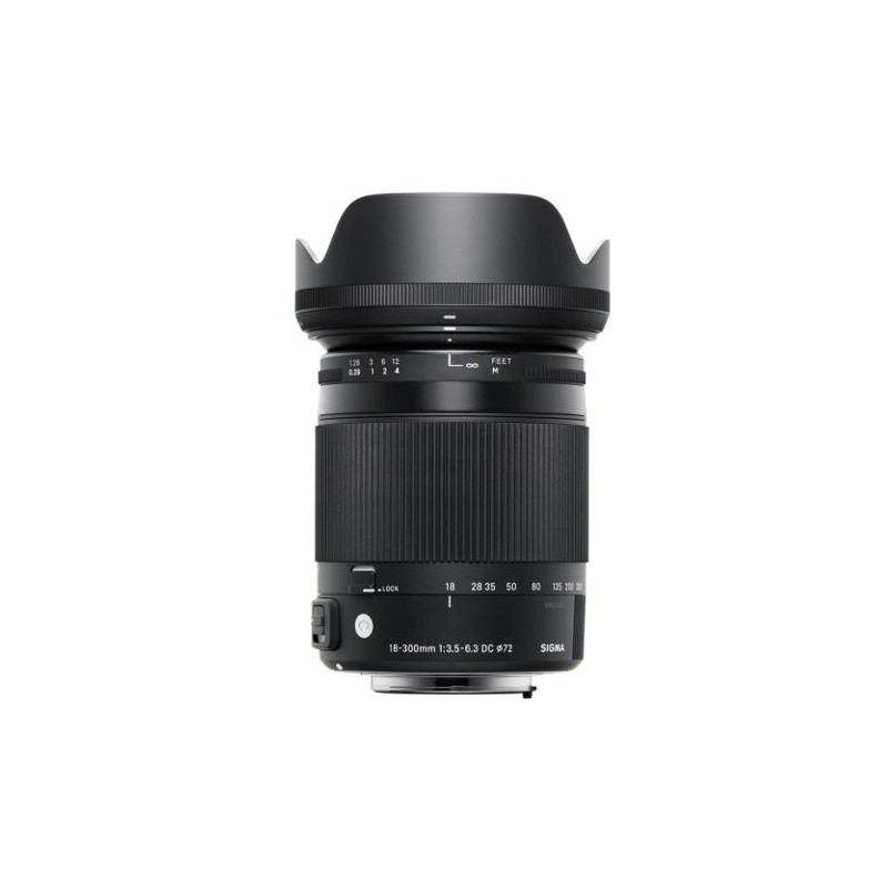 Sigma 18-300mm F3.5-6.3 DC MACRO OS HSM C SLR Macro lens Black