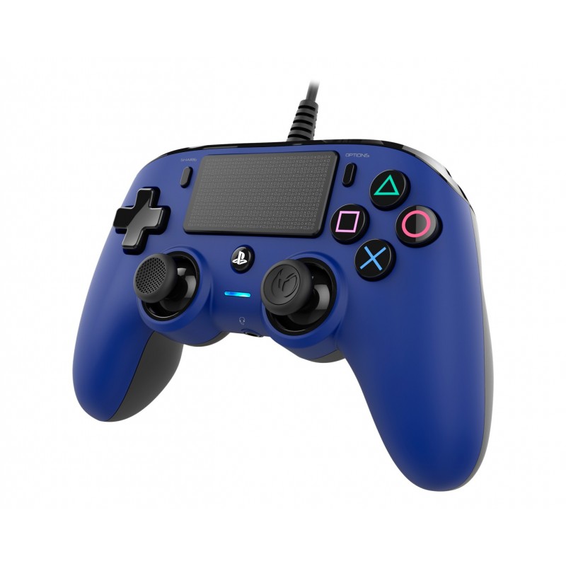 NACON PS4OFCPADBLUE mando y volante Azul Gamepad PlayStation 4