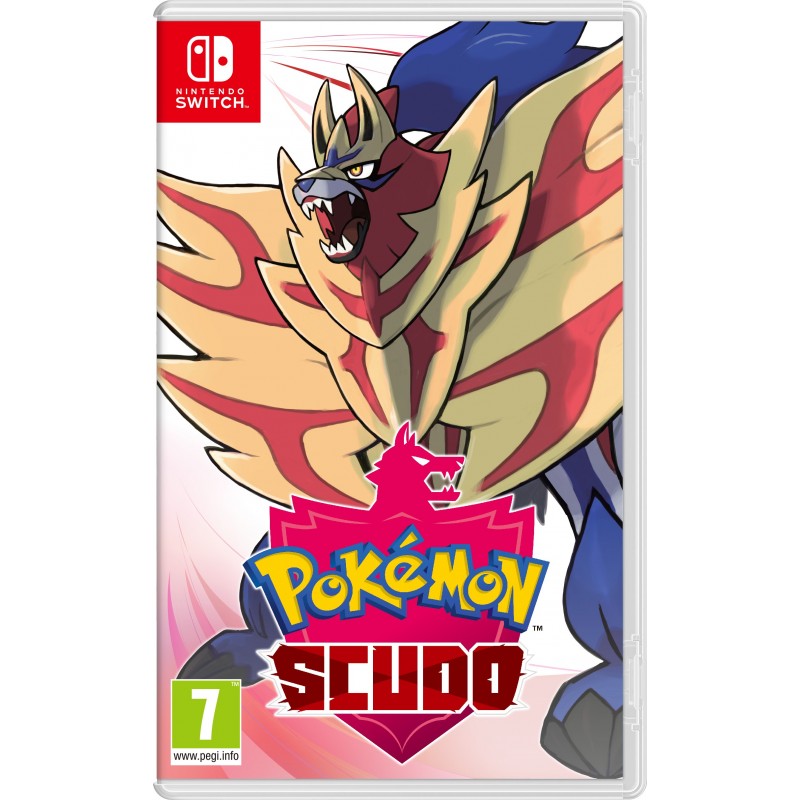 Nintendo Pokémon Scudo Standard Simplified Chinese, Traditional Chinese, German, English, Spanish, French, Italian, Japanese,