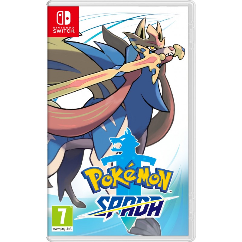 Nintendo Pokémon Spada Estándar Chino simplificado, Chino tradicional, Alemán, Inglés, Español, Francés, Italiano, Japonés,