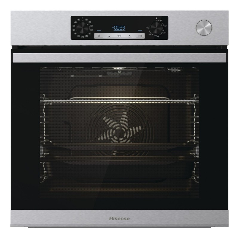 Hisense BSA66226AX forno 77 L 3500 W A Nero, Grigio, Acciaio inossidabile