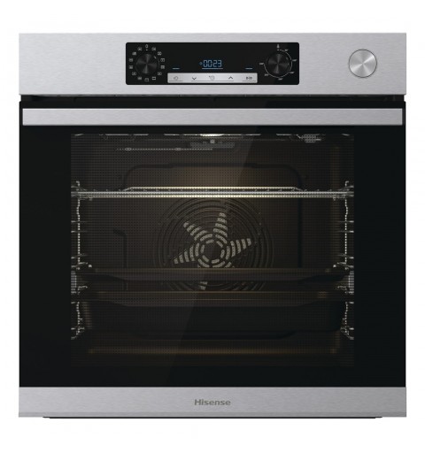 Hisense BSA66226AX Backofen 77 l 3500 W A Schwarz, Grau, Edelstahl