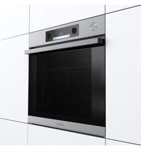 Hisense BSA66226AX Backofen 77 l 3500 W A Schwarz, Grau, Edelstahl