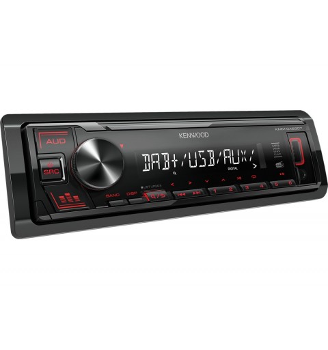 Kenwood KMM-DAB307 récepteur multimédia de voiture Noir 200 W