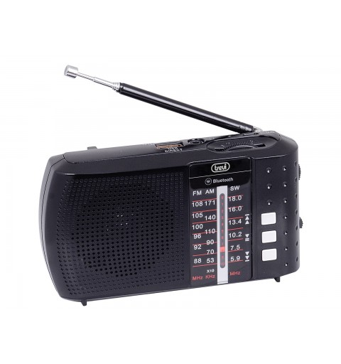 Trevi 0RA7F2000 Radio portable Analogique et numérique Noir