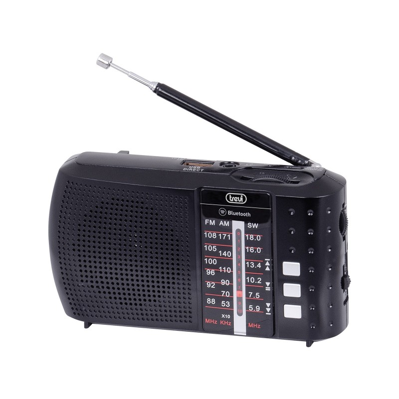 Trevi 0RA7F2000 Radio portable Analogique et numérique Noir