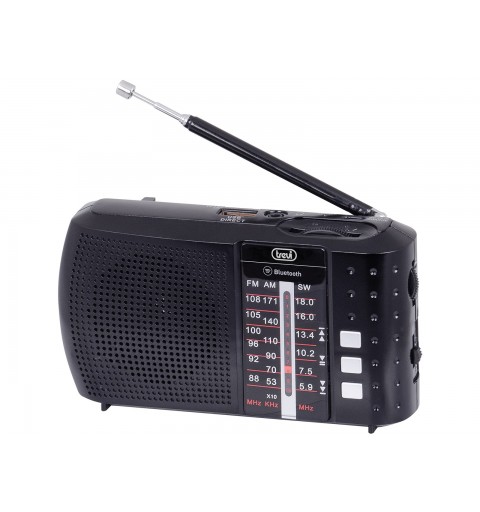 Trevi 0RA7F2000 Radio portable Analogique et numérique Noir