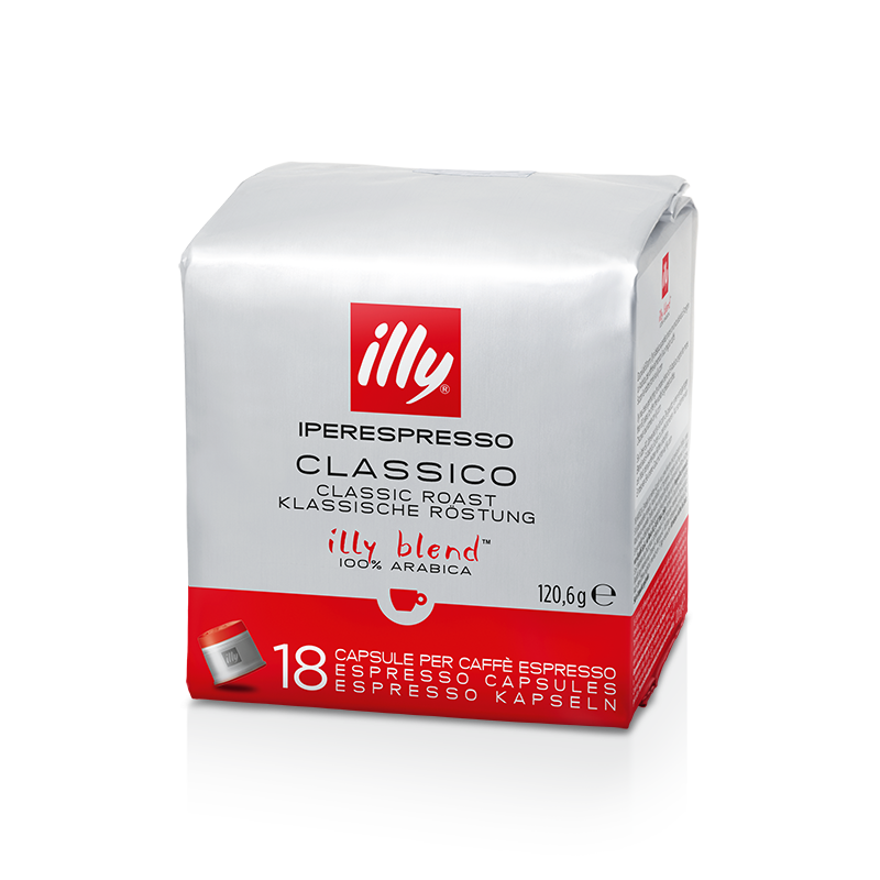 Illy Capsule Caffè Iperespresso Tostatura Intenso (Marrone) + Classico (Rosso) - 72 Capsule Totali