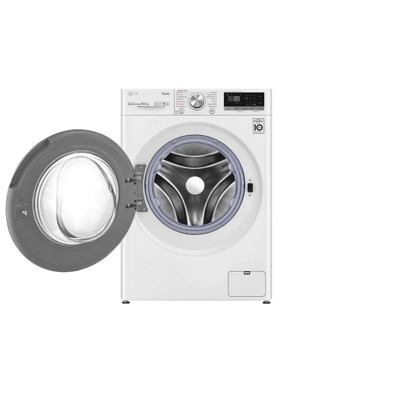 LG F6WV710S2EA machine à laver Charge avant 10,5 kg 1600 tr min A Blanc