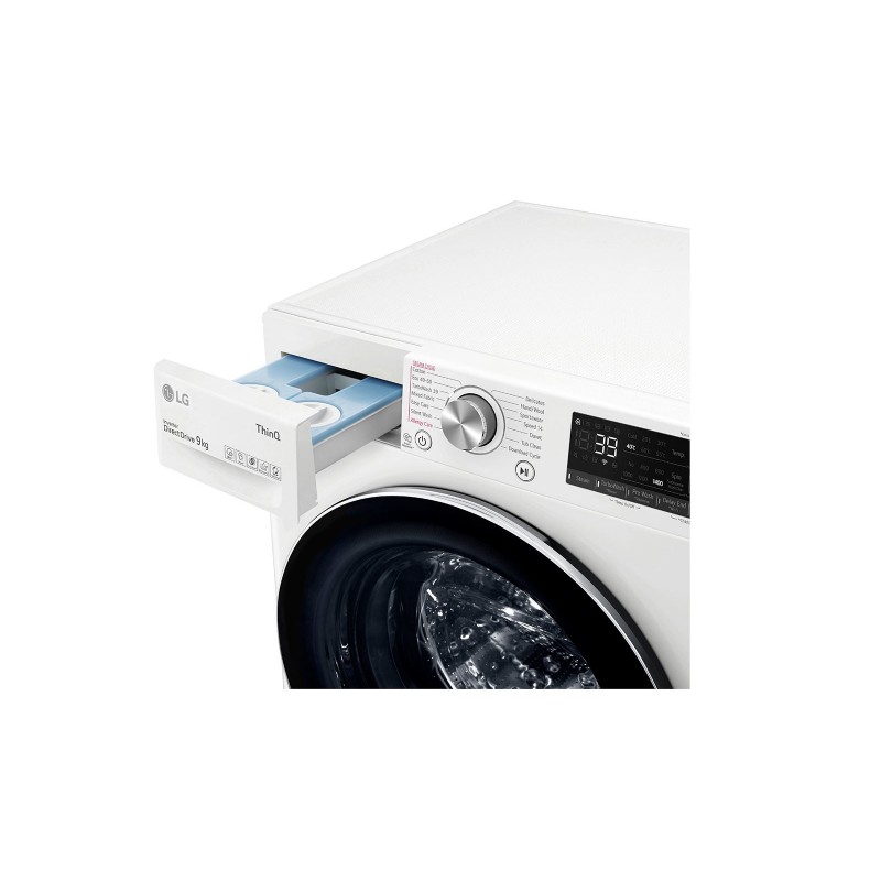 LG F6WV709S2EA washing machine Front-load 9 kg 1600 RPM A White