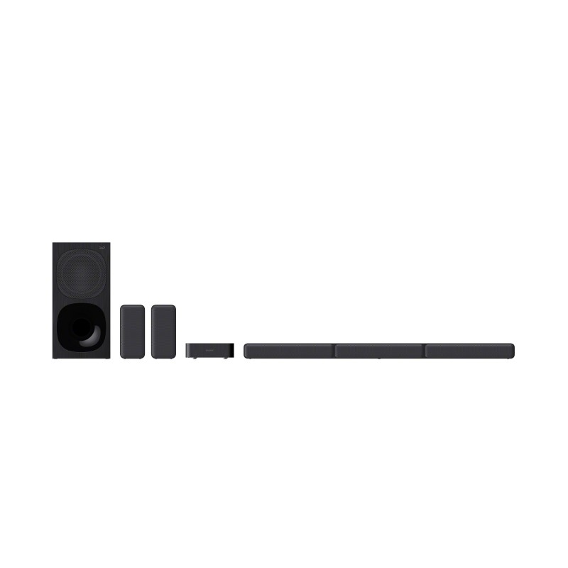 Sony HT S40R – Soundbar TV a 5.1 canali, dolby Digital, con autoparlanti posteriori wireless (Nero)