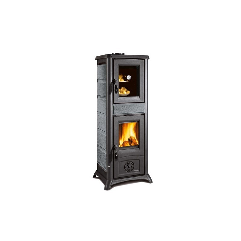 La Nordica Gemma Forno stove Freestanding Firewood Black, Grey