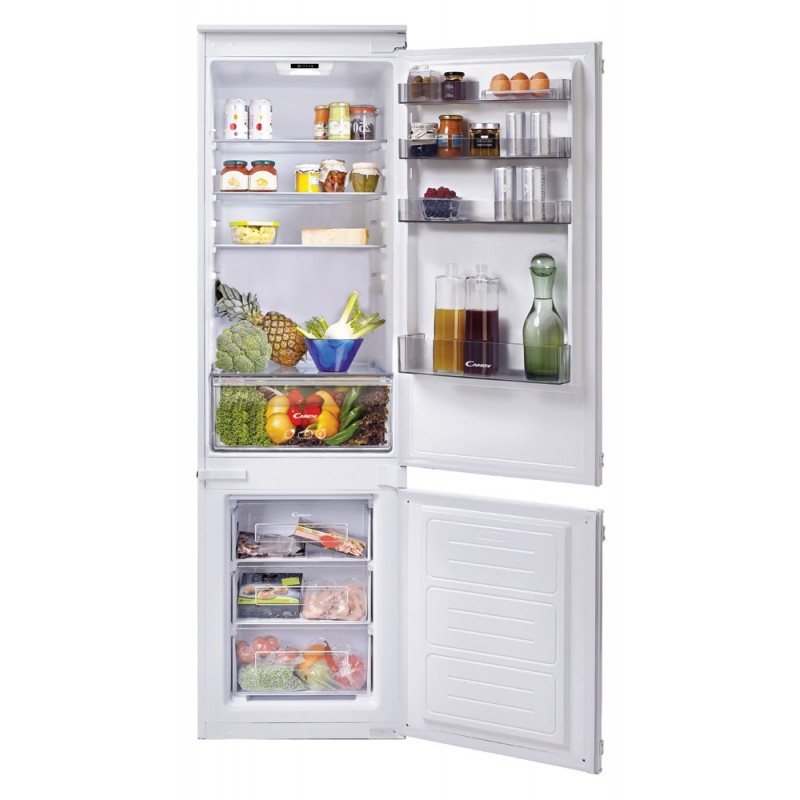 Candy CKBBS 182 frigorifero con congelatore Da incasso 266 L F Bianco